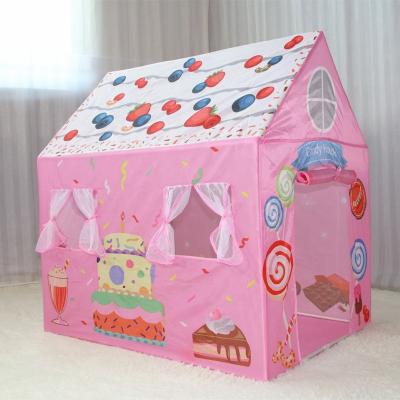 China Sports Toy Easy Quick Freeze Up Cute Family DIY Building Kids Play Tent Ice Cream Shop Kids Play Tent for sale