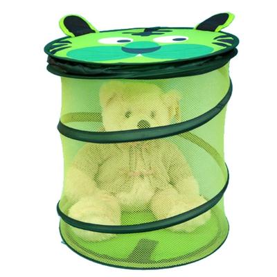 China OEM Pop Cloth Mesh CLASSIC Custom Storage Bucket Baby Toys Collection Storage Bucket for sale