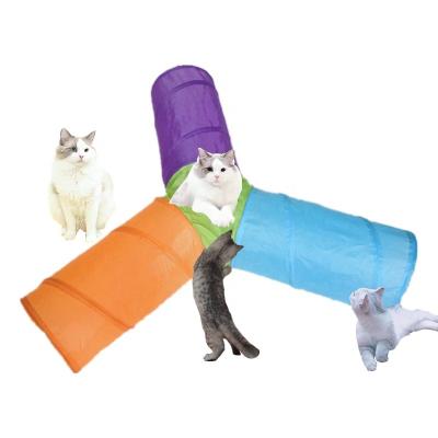 China New Design Viable Interactive Pet Toy Cat Tunnel Bed Tunnel Cat Supplies Pet Toy Cat Tunnel 3 Way for sale