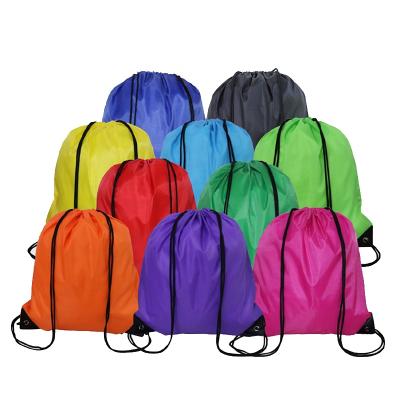 China Waterproof String Backpack Bags Drawstring Bag Bulk Pack For Kid Women Gym for sale