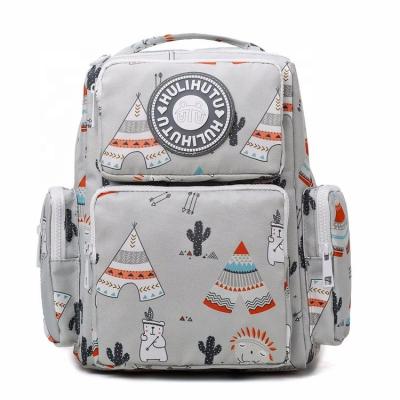 China Multifunctional Backpack Mom Baby Diaper Bag Backpack Shoulder Pack Super Large Capacity Mummy Bags for sale