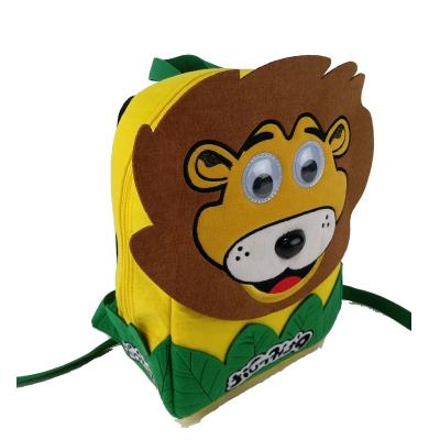 China Toddler Felt Backpack For Little Kids Kindergarten Bag Kids Preschool Schoolbag for sale