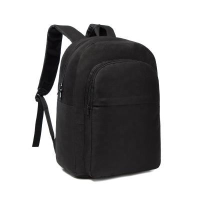 China Clastic Read To Board Cheap Promotion Black Backpack Polyester Pack Bag Student Day Packs for sale