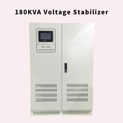 China 3 Phase SBW Ac Automatic Voltage Regulator 150 KVA 180KVA 200KVA 300KVA Stabilizer Servo Type Automatic stabilizer for sale