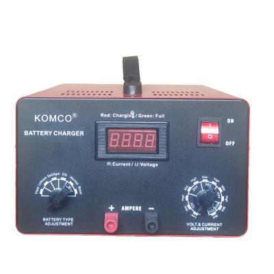 China Carregador de bateria multi ajustável 12v com dessulfator de tela LCD inteligente para automóveis à venda