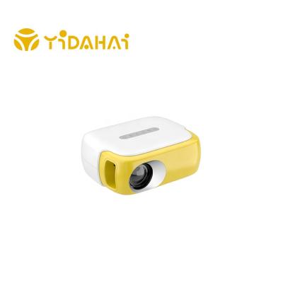 China Desktop Original Gift Pico YIDAHAI YG360 Factory Yellow Color 30-150 Inch Smart Pocket 400 Lumen 4:3 LCD Mini Projector for sale