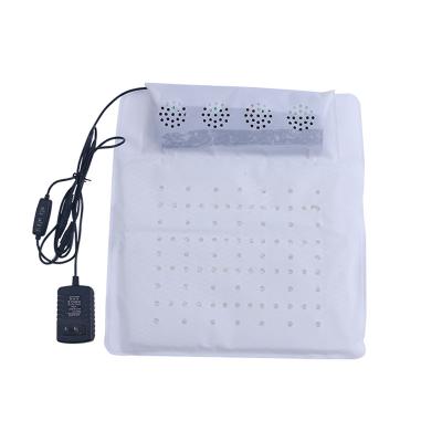 China USB/DC Ventilated Fan Breathable Car Cushions Mesh Ventilation Cushions Air Deflector Massage Soft Breathable Sitting Mat for sale