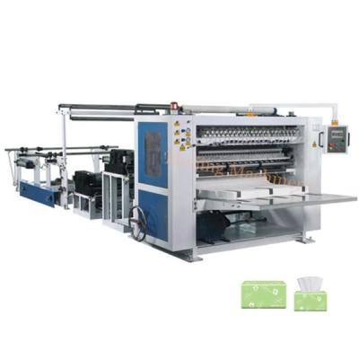 China Produce high quality facial tissue paper facial tissue making machine facial paper folding machine facial tissue packing machine for sale