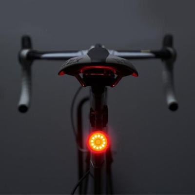 China High Brightness IP68 Waterproof COB LED Brake Light Rechargeable Bicycle Tail Light for sale