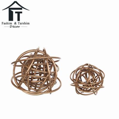 China Modern New Technology Products 2023 Home Decor Twig Orb Ornaments Center Piece Table Decorations for sale