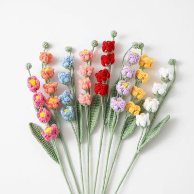 China Wool Chat Plant Wool Flowers Blow Linglan Flower Branch Lantern Pattern Sweet And Elegant Bouquet for sale