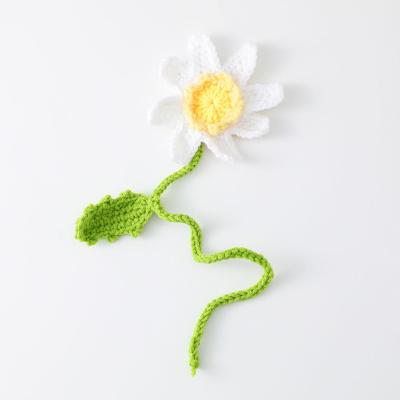 China Handmade Hair Accessories Hair Accessories Hairpin Headwear Hairpin Headwear DIY Decoration or Gift Flower DIY Material Wool Daisy Ornament for sale