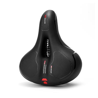 China 2021 New Bicycle Saddle Bicycle Saddle Single Soft Comfortable Seat Bag Big Bike Saddle Seat for sale