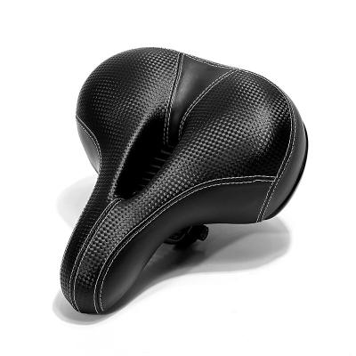 China ORIGINAL NEW DESIGN 2021 Bicycle Saddle Bicycle Saddle Big Bag Soft Comfortable Bike Saddle Seat Leather Leather Suspension for sale