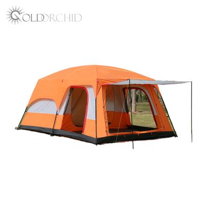 China Durable Large Family Camping Tent Sunscreen 8-12 Person Luxury Hotel Hot Sale Tent for sale