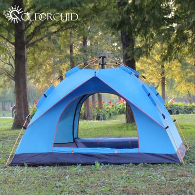 China Durable Outdoor Camping Tent 4 People Automatic Waterproof Mosquito Net Tent for sale