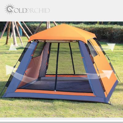 China New Design Camouflage/Field Game Outdoor Waterproof Automatic Quick Opening 3-4 Person Camping Travel Tent for sale