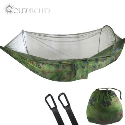 China Extended Type Good Reputation 250*120cm Automatic Open Hammock Camping Tent for sale