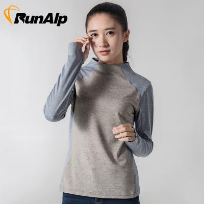 China Anti-Wrinkle Ladies Long Sleeve Blouses for sale