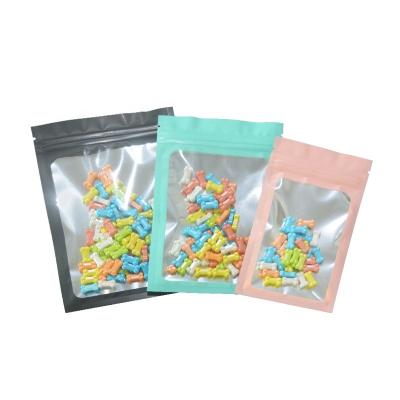 China Food Moisture Proof Plastic Matte Zipper Hot Sale Aluminum Foil Pouch Top Smell Proof Mylar Bags for sale