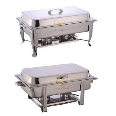 China Restaruant #JQ533 9L Oblong Chafing Dish Buffet 9L Reheating Customized Electric Chafing Dish Buffet Serving Dish for sale