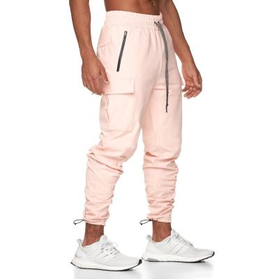 China Sweatpants Running Pants Men Casual Gym Jogger Sport Breathable Workout Pants With Zipper Pockets for sale