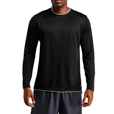 China Wholesale Breathable High Quality Fitness Fitness Use Long Sleeve Men T-shirt For Sport Gym Clothing for sale