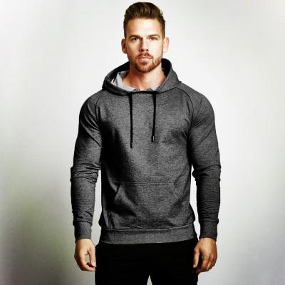 China OEM Wholesale Men's Long Sleeve Breathable Plain Solid Cotton Men's Pullover Cotton Hoodies for sale