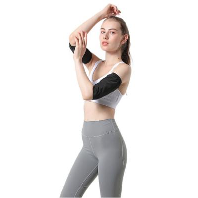 China New Arm Sleeves Yoga Sports Gym Soft Diet Fitness Wear Slim Sauna Suit Sweat Suit Choking Sweat Arm Band For Women for sale