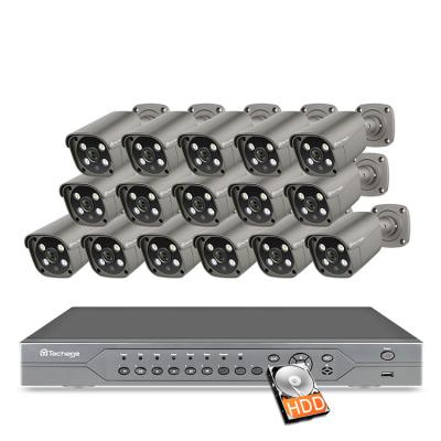 China NIGHT VISION 16 channel bullet camera system cctv set 16pcs security camera system hd for sale