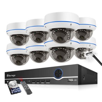 China Motion Detection H265 5MP Cctv Dome Security Poe Night Vision 8ch Alarm System Surveillance VCR Home Security System Camera Nvr Kit for sale