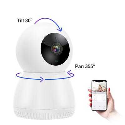 China Tinosec Human Motion Tracking 360 Degree Viewing 3MP Indoor Wifi PTZ TF Camera Samrt CCTV Wireless Home Auto Track Camera for sale