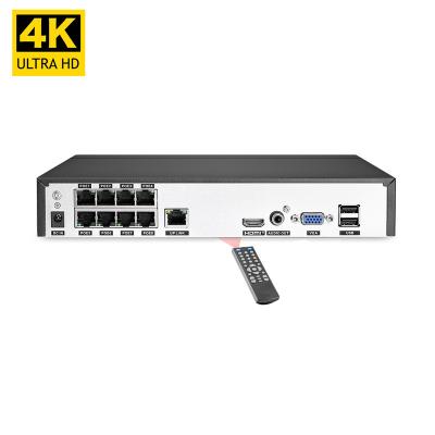 China Techage 4K 8 Channel H.265 NVR POE P2P 8MP Network Video Recorder for CCTV 8CH NVR 3.5