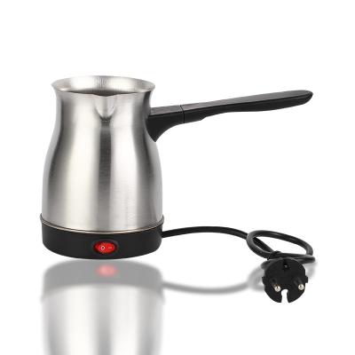 China WITH LID 0.8L Coffee Maker Kitchen Appliances Stainless Steel Mini Coffee Pot Electric Percolator Turkey for sale