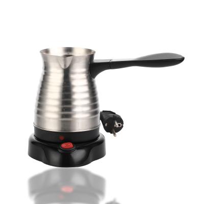 China WITH LID Wholesale 300W Mini Coffee Maker Cheap Turkish Coffee Pot Stainless Steel Electric Coffee Pot for sale