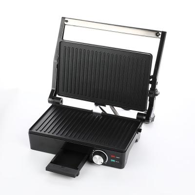 China 3000W Portable Non-Stick Electric Touch Grill Nonstick Portable BBQ Breakfast Grill Indoor Electric Pan Easily Cleaned for sale