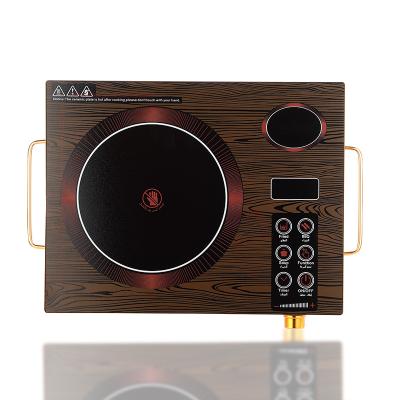 China Kitchen Appliances 2200w Touch Knob Panel Electric Induction Cooker Fast Heating Single Burner for sale