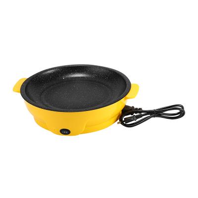 China New Hotel Design Mini Electric Skillet Frying Pan 22cm Multi Function Round Electric Frying Pan for sale