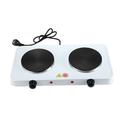 China 2000W Hotel Hot Dish Kitchen Appliances Portable Double Electric Cooking Stove Hot Dishes For Cooking for sale