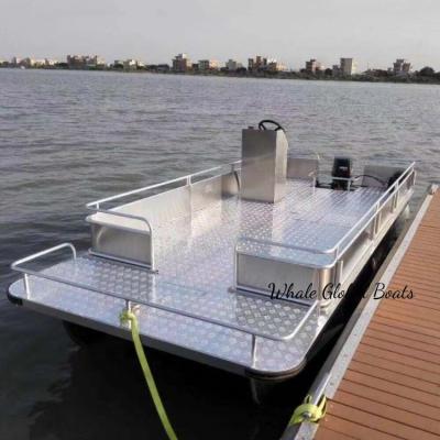 China Single aluminum pontoon for sale