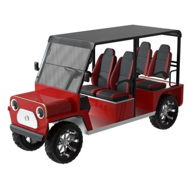 China New trend good prices 1190mm front/1280mm back power steering AC 4kw Utv electric lithium gas electric golf cart for sale