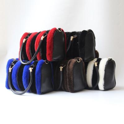 China Real Mink Fur Bag Luxury Ladies Latest Style Mink Fur Bags Women Handbags le couturier Bag for sale