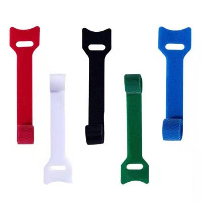 China Best Viable Selling Velcroing Elastic Band Cable Tie Ties Hook And Loop Cable Organizer for sale