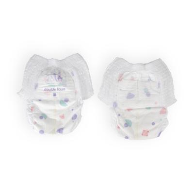 China Printed Softness For Pulling Baby Disposable Training Diaper Pants Manufacturer for sale