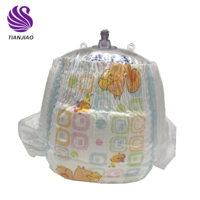 China Softcare Factory Wholesale Printed Disposable Supply Printed Cloth Baby Sleepy Diaper With OEM Service for sale