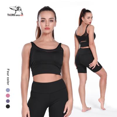 China NO-Feeling Women Fitness Breathable Supportive Custom Sports Bra Gym Fitness Yoga Powerful High Strength Yoga Bra for sale