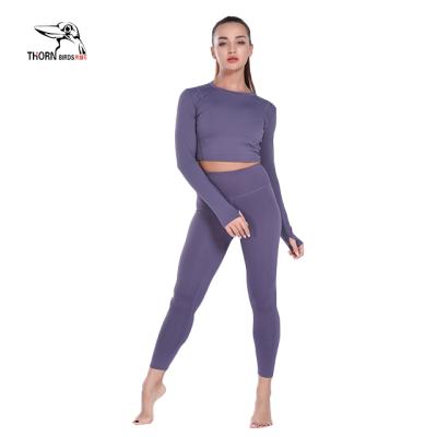 China Gym Breathable Warm Breathable Sportswear Outdoor Sale Jogging Set For Women for sale