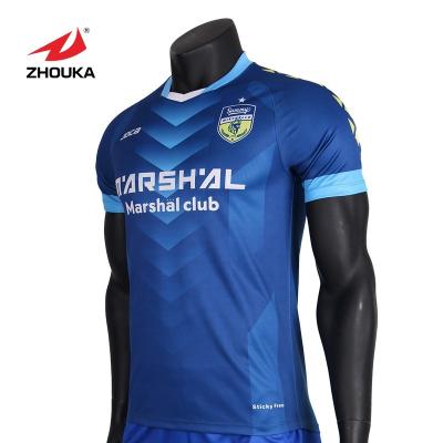 China Cheap Quick Dry Soccer Jersey Football Shirts China Code Full Length Youth Soccer Jerseys for sale