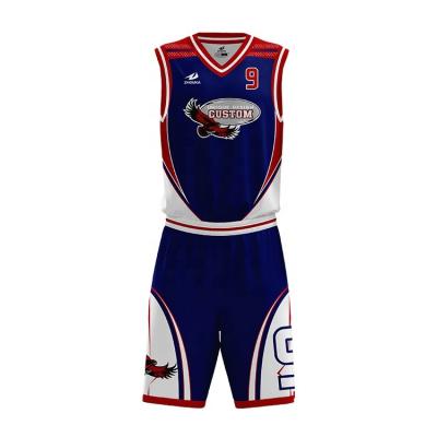 China Best Selling Breathable Top Cheap Reversible Purple Basketball Jersey Uniform Design for sale