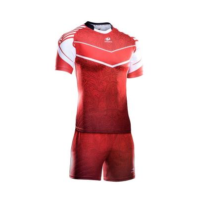 China ZHOUKA Antibacterial Wholesale Sportswear Men Rugby Jersey Quick Dry Wear for sale